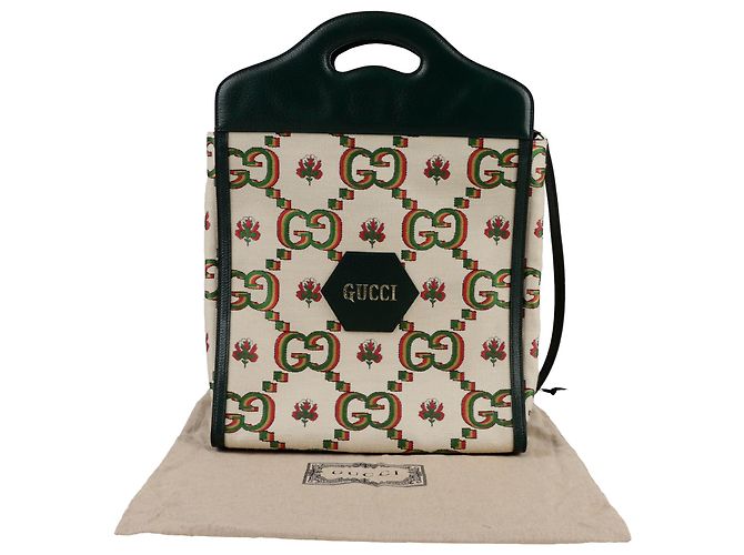 Gucci Tote e Borsa a Spalla Centennial Medium Verde