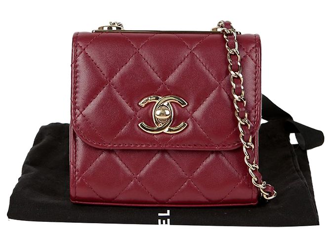 Trendy CC Chanel Borsa a tracolla mini Cc di tendenza Rosso