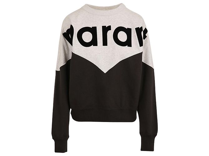 Isabel Marant Moletom Houston Logo Preto