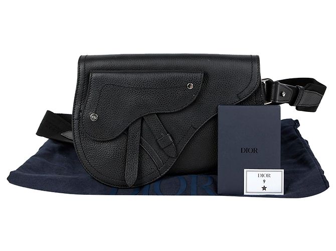 Dior Bandolera Saddle Messenger Negro