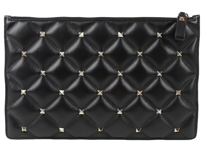 Valentino Garavani Clutch Candy con borchie Nero