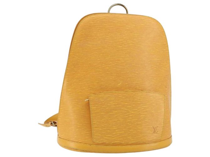 LOUIS VUITTON Epi Coblanc Schultertasche Gelb M52293 LV Auth ep14324A