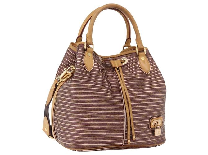 LOUIS VUITTON Bolsa Monogram Eden Neo 2way Argent M40355 LV Auth ka4171SM Prata