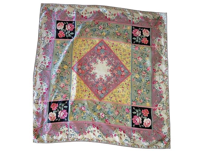 Etro Sciarpa in Seta Stampa Floreale 90cm