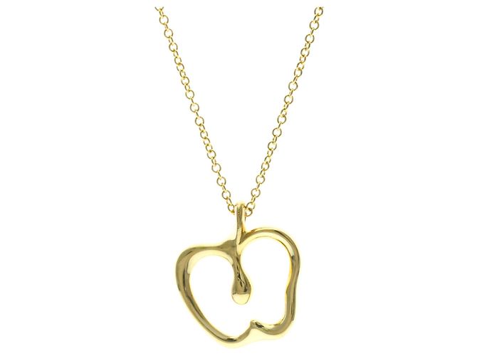 Tiffany & Co Colar com pingente Tiffany Apple em ouro amarelo Dourado