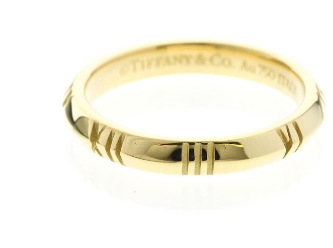 Tiffany & Co Anello stretto chiuso Tiffany Atlas D'oro