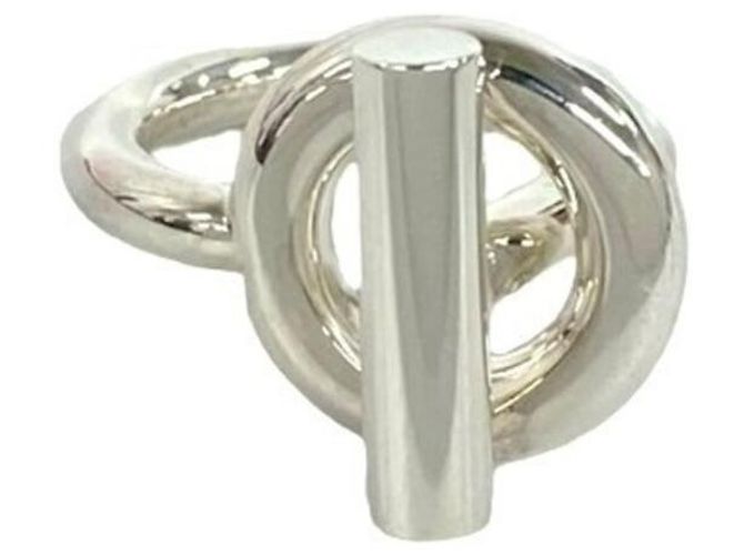 Ring Hermès Anillo de banda Echappé en plata de ley 925 para mujer Hermes