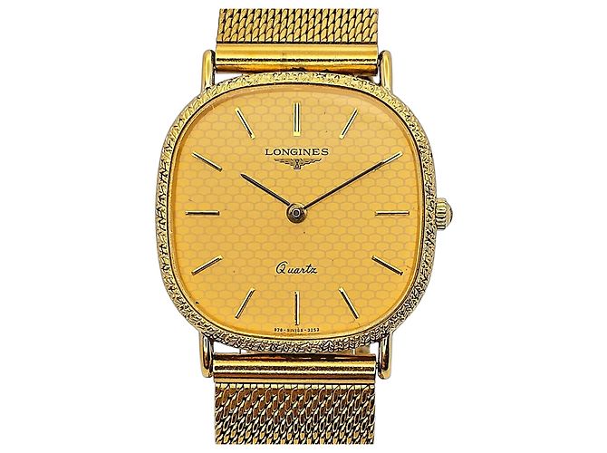 Montre Longines Quartz Plaqué Or Doré