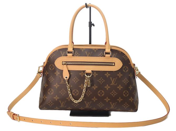 Sac à épaule Louis Vuitton Monogram Evermore PM Marron