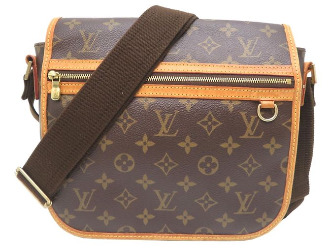 Bolsa de Ombro Louis Vuitton Messenger Bosphore PM Marrom Monogram