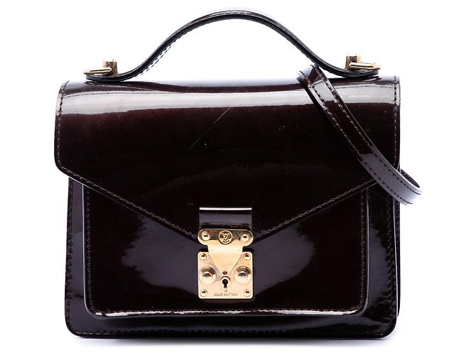 Louis Vuitton Purple Vernis Monceau BB Violet