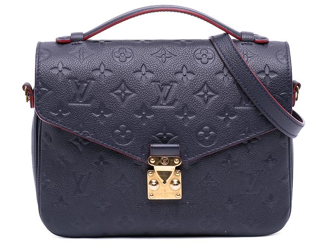 Louis Vuitton Pochette Metis em couro Monogram Empreinte azul Azul marinho