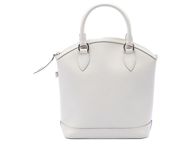 Louis Vuitton White Epi Lockit Vertical Blanc