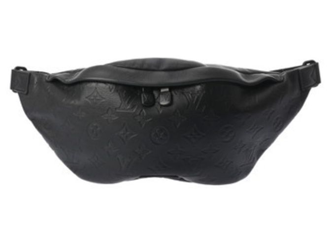 Bumbag Louis Vuitton Monogram Shadow Discovery Sling Bag Black