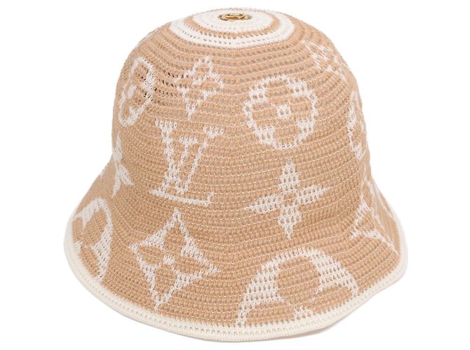 Cappello bucket Louis Vuitton beige
