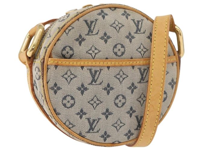 LOUIS VUITTON Borsa a Spalla Monogram Mini Jeanne PM Blue M92001 LV Auth fm5343