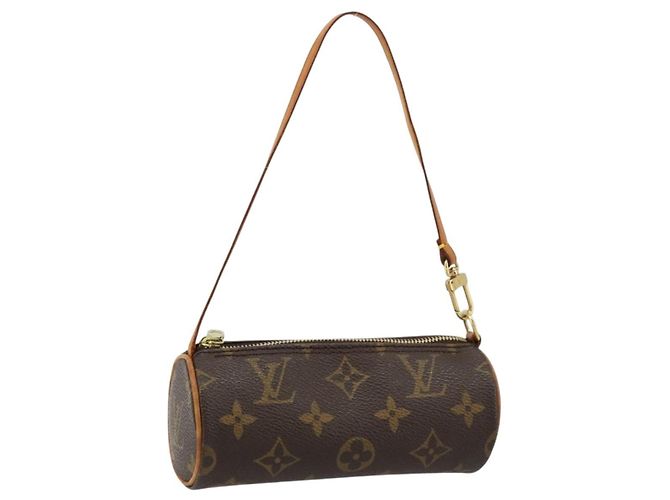 LOUIS VUITTON Monogram Papillon Pouch LV Auth 177297