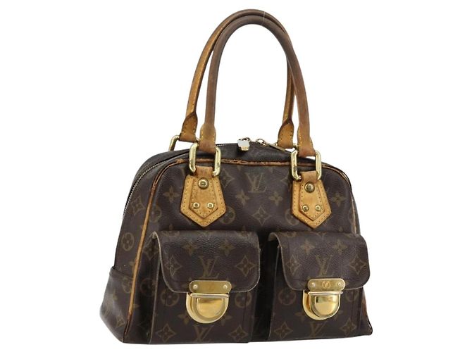 LOUIS VUITTON Bolsa Monogram Manhattan PM M40026 LV Auth BA12388 Monograma