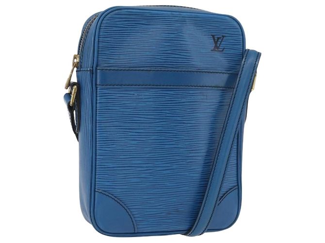 LOUIS VUITTON Epi Danube Shoulder Bag Blue M45635 LV Auth bs35000A Bleu