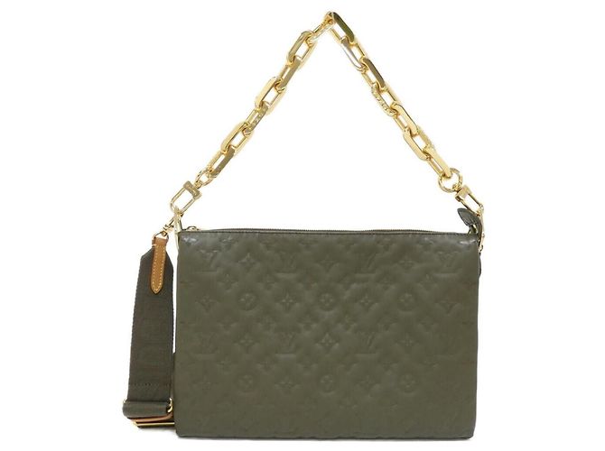 Bolsa de Ombro Louis Vuitton Coussin MM M57782 Caqui