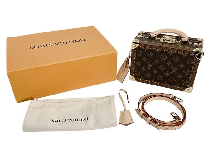 Sac à main Louis Vuitton Petite Valise Marron Monogramme