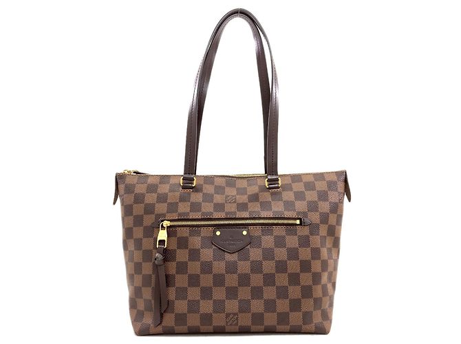 Louis Vuitton N41012 Iena PM Tote Bag Marrone Damier ebene