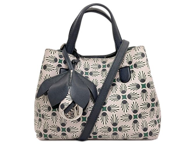 Borsa 2-Way Christian Dior Blossom Nero Rosa Verde