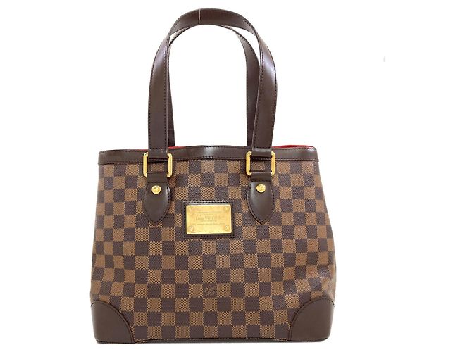 Borsa Tote Louis Vuitton Hampstead PM Marrone Damier ebene