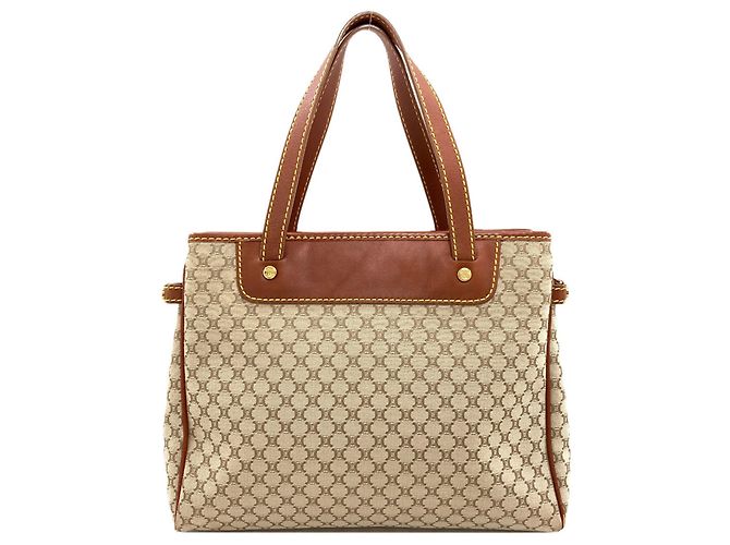Céline Bolso Celine estampado Macadam Castaño
