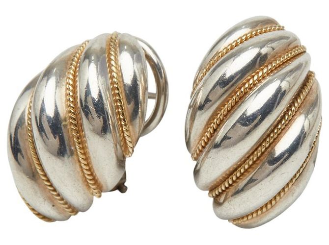 Pendientes de botón Twist Rope de Tiffany & Co.