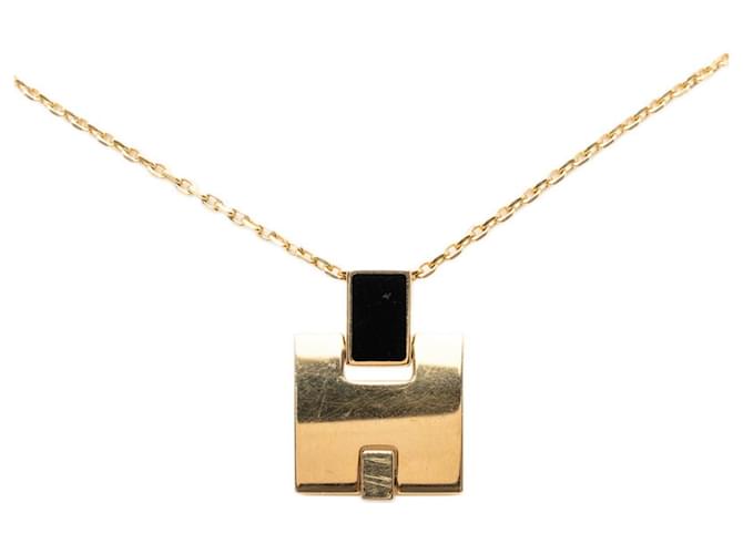 Hermès Colar com pingente Eileen Hermes Dourado 