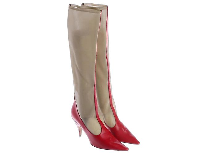 The row Boots Beige