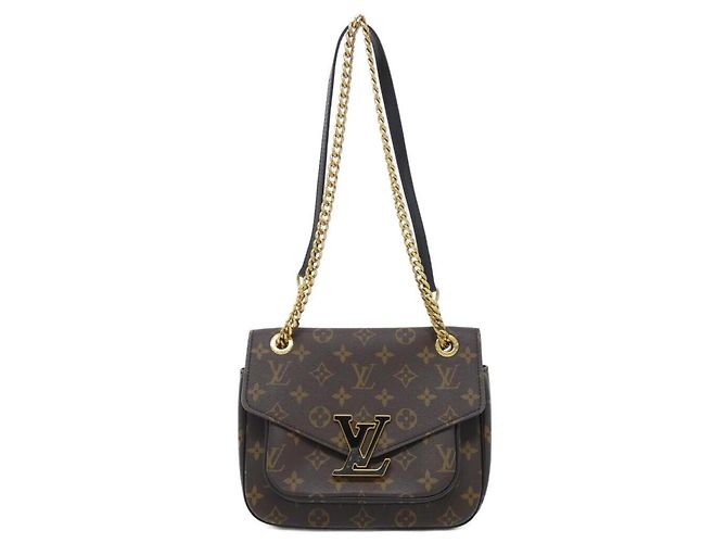 Bolsa de Ombro Louis Vuitton Monogram Passy M45592 Marrom