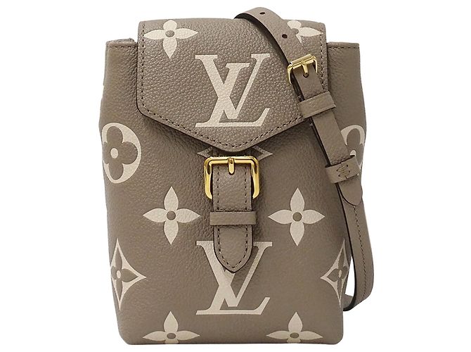 Borsa Louis Vuitton Bicolor Monogram Empreinte Multicolore Beige