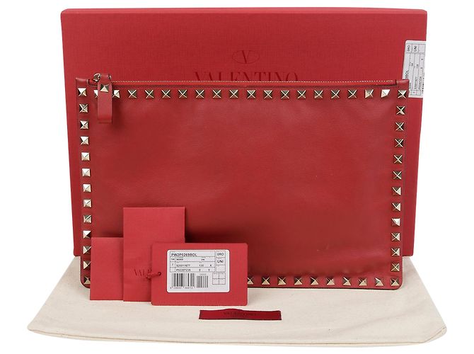 Valentino Garavani Pochette Rockstud Rouge 