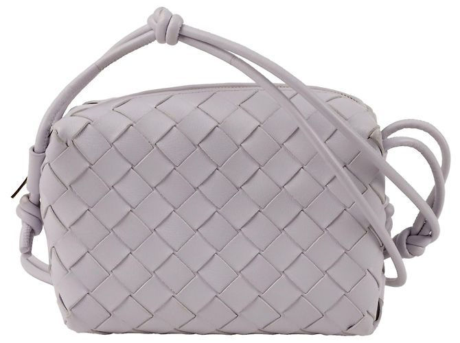 Bottega Veneta Borsa a tracolla mini Loop Porpora 