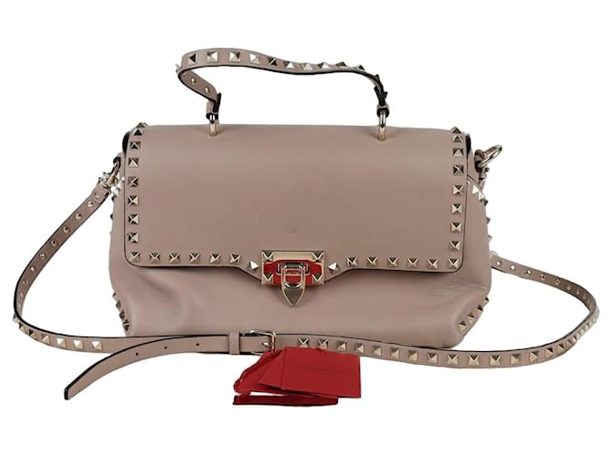 Valentino Garavani Sac à bandoulière La Prima Medium Stampa Alce Tote Rose 
