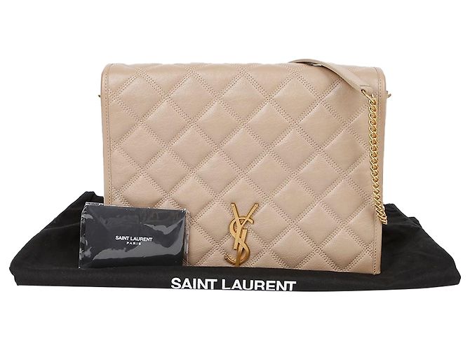 Saint Laurent Borsa a tracolla Becky Medium Marrone