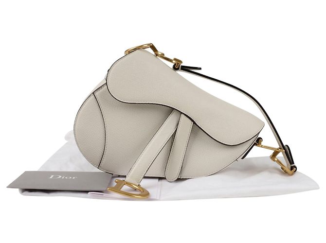 Dior Mini borsa a tracolla Saddle Bianco