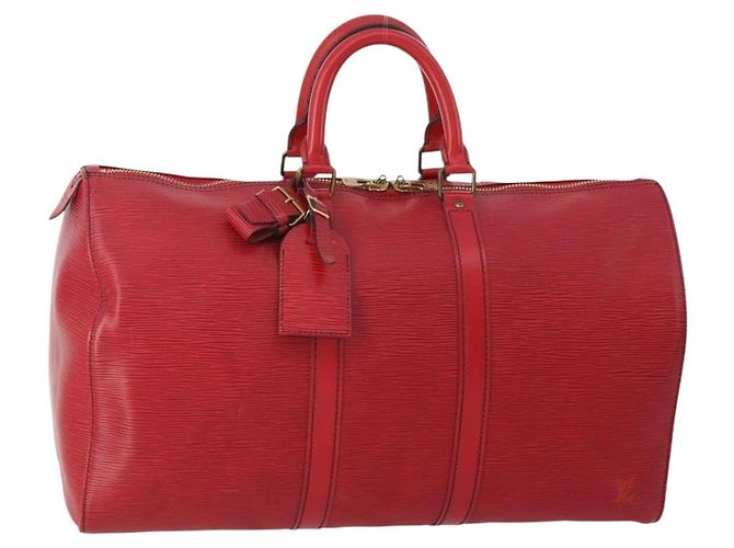 Louis Vuitton Keepall Epi Leather 45 Red
