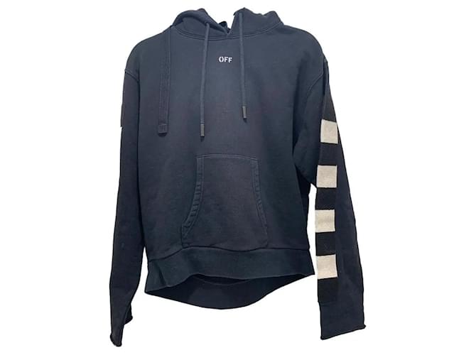 Off White Pullover Schwarz 