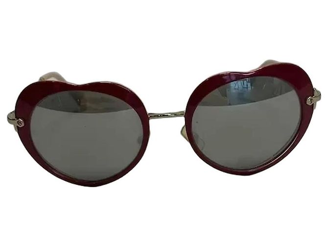 Miu Miu Occhiali da sole Rosso