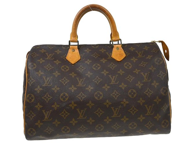 Louis Vuitton Speedy Monogram Canvas 35 Marrom