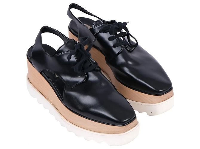 Stella Mc Cartney Mules compensées Noir