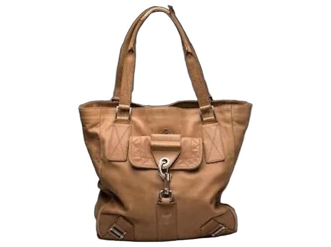 Sac cabas Dior modèle "Babe" Beige