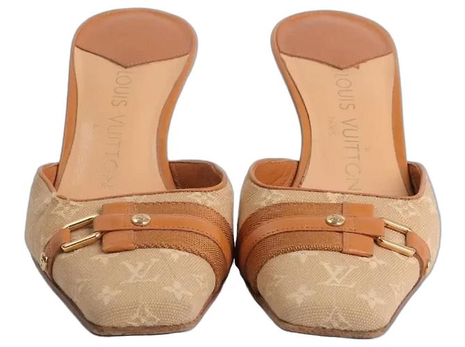 Louis Vuitton Mules Beige
