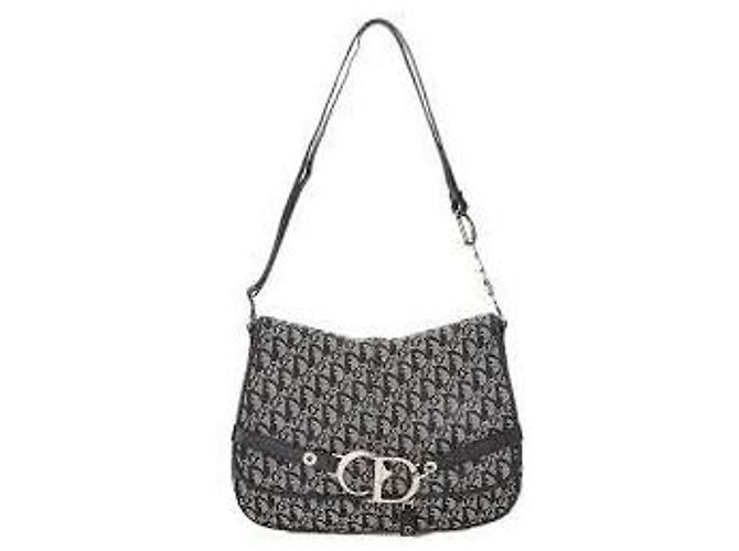 Dior Borsa a tracolla Saddle in tela e pelle Monogramma