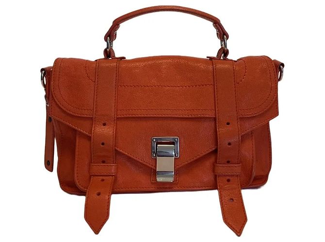 Proenza Schouler Bolso PS1 Tiny Lux. Naranja