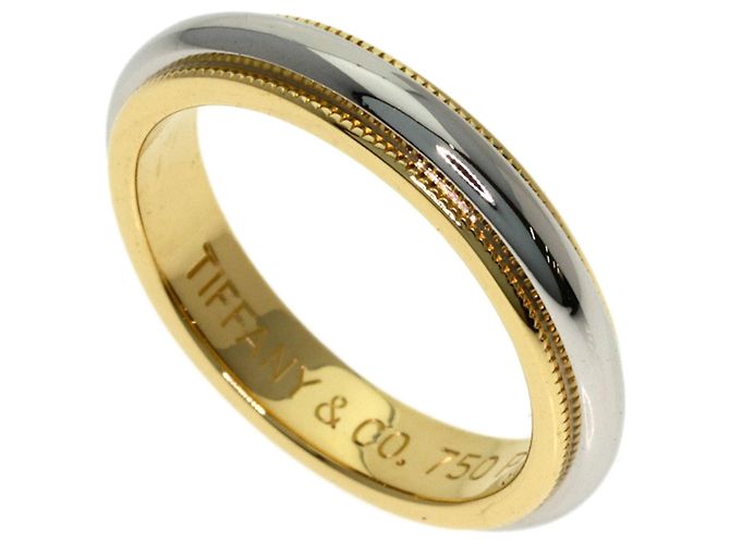 Anillo de banda Milgrain Tiffany & Co.
