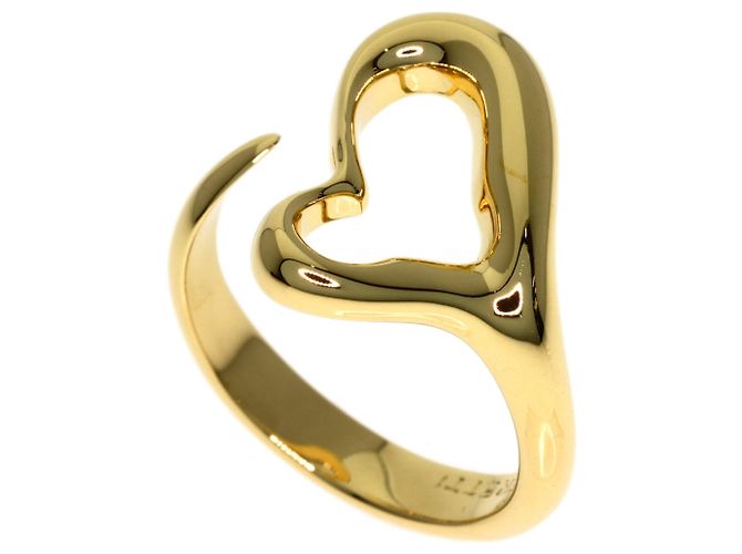 Elsa Peretti Anillo Open Heart de Tiffany & Co. en oro amarillo de 18K